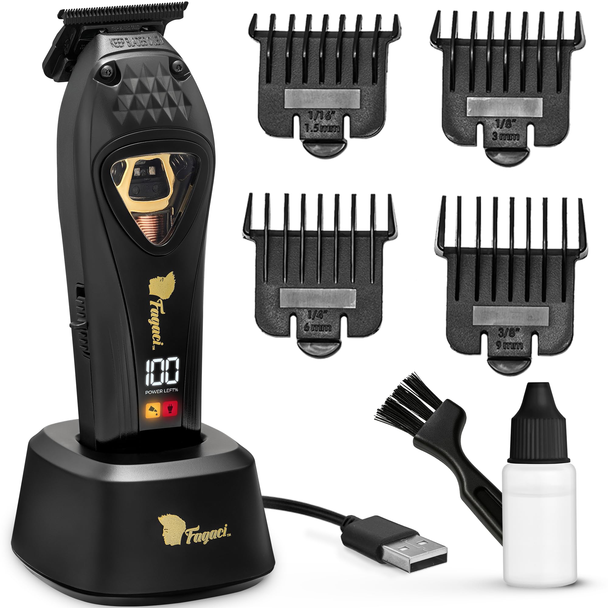 Amazon.com: Fagaci Professional Zero Gapped Trimmer for Men, High